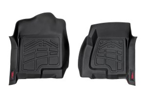 GMC Sierra 2500 Floor Mats - Front - Rough Country - Sure-Fit - '01-'04